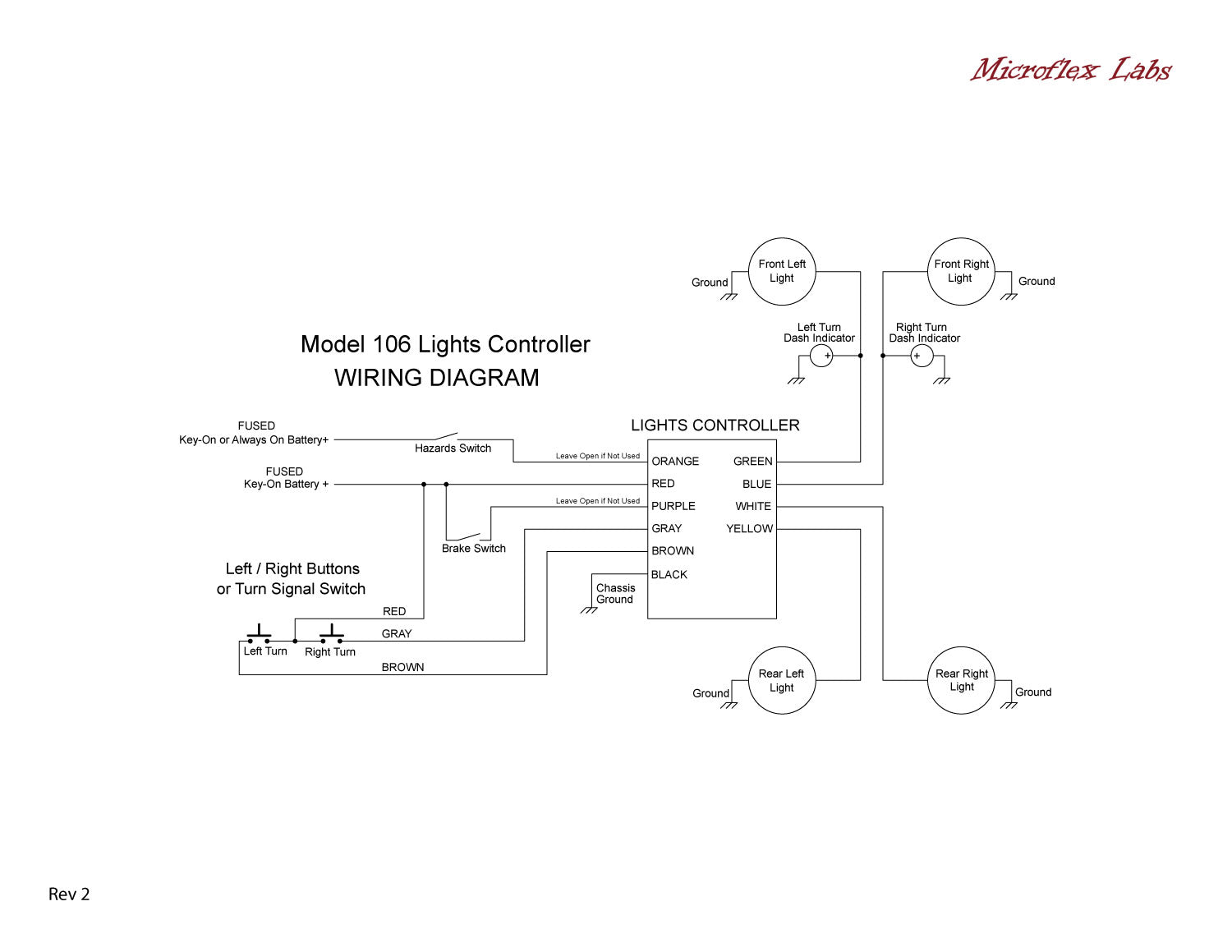 Model 106 Lights Controller – Microflex Labs